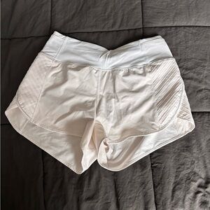 Lululemon Athletica Women's White Athletic Shorts